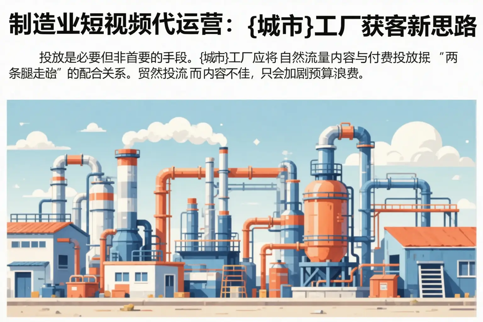 制造业短视频代运营:贞丰工厂获客新思路